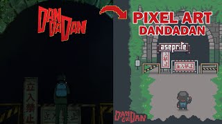 speedpaint pixel art fan art dandadan [upl. by Maureen575]