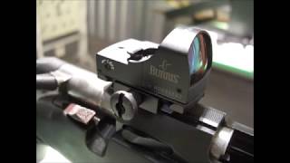 Comparison of Scope versus Red Dot Accuracy on a Rifle using Sako Quad 22LR [upl. by Hobie]