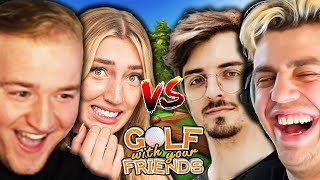 DAS UNFAIRSTE 2VS2 IN GOLF mit PAPAPLATTE RUMATHRA amp NOVA [upl. by Enamrej]