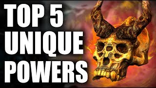 Skyrim  Top 5 Unique Powers [upl. by Hoopes]