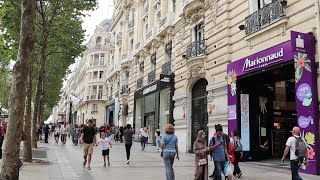 Champs Élysées avenue Paris France [upl. by Fanestil]