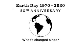 Earth Day 1970  2020 50th Anniversary  Time Will Tell datavisualization [upl. by Ab597]