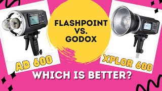 Godox AD 600 VS Flashpoint XPLOR 600 by Adorama  Professional Photography Lights [upl. by Norab]