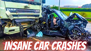 CAR CRASHES august  Idiots In Cars  UNBELIEVABLE Car Crashing 2023 [upl. by Aynosal13]