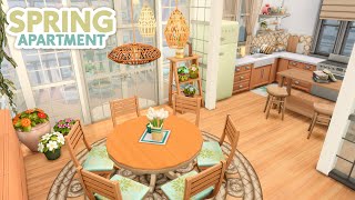 Spring Apartment 🌷  The Sims 4 Speed Build Apartment Renovation [upl. by Borek]