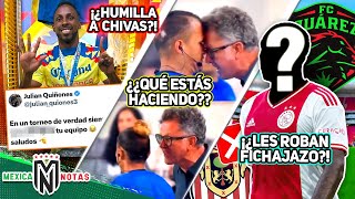 ¡¿QUIÑONES HUMILLA A CHIVAS😱 JC OSORIO ENLOQUECE en PLENO PARTIDO😡 BRAVOS GANA FICHAJE A CHIVAS [upl. by Hephzipa]