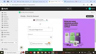 How to LinkAddConnect Printify to Shopify Store  How to Connect Your Shopify Store to Printify [upl. by Tallbot]