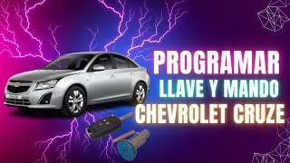 ✅Como CODIFICAR LLAVE CRUZE desde cero paso a paso All Key Lost Chevy Cruze [upl. by Hillie]