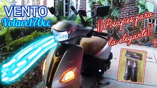 Vento Volare 170 cc Scooter con elegancia y accesorios extras [upl. by Leruj]