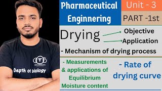 Drying  objective  Application  mechanism of drying process  rate of drying curve  emc sgsir [upl. by Way10]