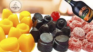 GOMITAS ENVINADAS  SIN GRENETINA ADICIONAL   WINE GUMMY  quot MISS RECETAS quot [upl. by Otanod]