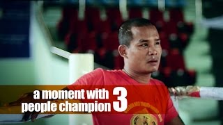 Tway Ma Shaung interview Episode 3 A moment with people champion of lethwei fight [upl. by Ayihsa407]