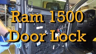 2012 Ram 1500 Door Lock ActuatorLatch Diagnosis and Replacement 20092018 similar [upl. by Geraud2]