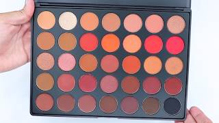 Morphe 3502 Eyeshadow Palette  Swatches [upl. by Toms]