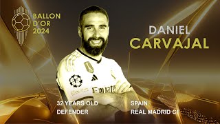 BALLON DOR 2024  DANIEL CARVAJAL  MAN OF THE MATCH IN CHAMPIONS LEAGUE FINAL 202324 [upl. by Reseta743]