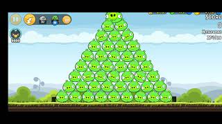 Angry Birds Classic Golden Eggs But with OP Shockwave Bomb All Levels [upl. by Teragramyram]