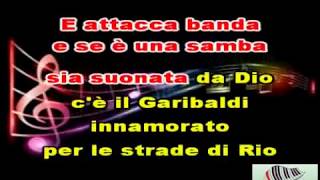 KARAOKE IL GARIBALDI INNAMORATO CON CORI ORIGINALI DEMO  SERGIO CAPUTO [upl. by Nona]