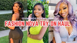 HUGE FASHION NOVA TRYON HAUL  dymondsflawless [upl. by Elaynad]