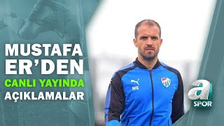 Bursaspor Teknik Direktörü Mustafa Erden Canlı Yayında Flaş Transfer Açıklaması  A Spor [upl. by Euphemia]