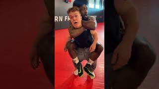 UFC Champion Tackles Dwarf [upl. by Negiam]