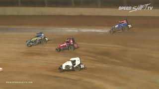 USAC “Indiana Midget Week” Highlights  Lawrenceburg Speedway 6218 [upl. by Isoj301]