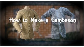 How to Make a Gambeson [upl. by Ardnuas752]