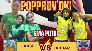 JAKSEL VS JAKBAR  SMA PUTRI [upl. by Ilojne]