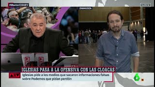 Al Rojo Vivo Enfrentamiento entre Ferreras y Pablo Iglesias por la trama de las cloacas del Estado [upl. by Nolasba]