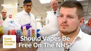 Should Vapes Be Free on the NHS to Help Smokers Quit [upl. by Hosbein]