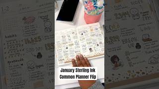 January Flipthrough  Sterling Ink Common Planner [upl. by Eiramannod]