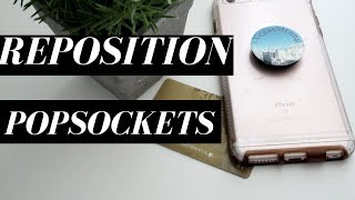 POPSOCKETS  MOVE amp REPOSITION EASILY [upl. by Buckley]