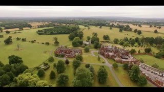 Country hotel  aerial drone film of The Elvetham [upl. by Enyledam]