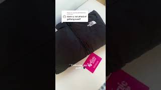 Unboxing my puffers 🔥pufferjacket northfacepuffer jacket winter thatgirl [upl. by Eiser]