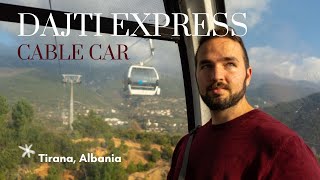 Dajti Express  A Quick Trip up the Tirana Albania Cable Car [upl. by Aliuqahs]