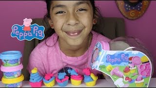 Peppa Pig Play Dough Set Peppas Cupcake Dough SetTuesday PlayDoh B2cutecupcakes [upl. by Haizek]