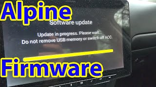 Alpine firmware update [upl. by Zoes]