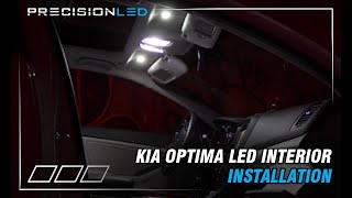 Kia Optima LED Interior How To Install  3rd Gen  20112015 [upl. by Nomla751]