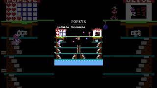 Popeye 1989  NES  Nintendo TV Video Game retrogaming [upl. by Naillik]