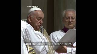 Pope announces Jubilee of 2025 pope news popefrancis shorts [upl. by Buddy]