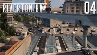 Sunken Train Station  Cities Skylines Riverton Bay  04 [upl. by Eenot]