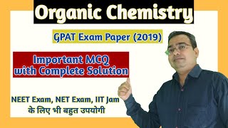 Organic Chemistry  Medicinal Chemistry  Previous year asked question with Complete Solution  GPAT [upl. by Agathe]