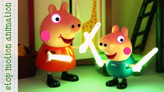 Peppa and George Peppa Pig toys Stop motion animation new episodes 2018 [upl. by Mcferren464]