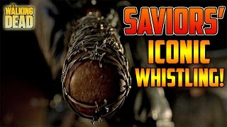 Negans Saviors Iconic Whistling Awesome Small Detail The Walking Dead ThoughtsDiscussion [upl. by Yantruoc]