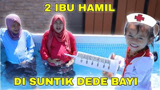 IBU HAMIL DISUNTIK DEDE BAYI DI KOLAM RENANG  CHIKAKU FAMILY [upl. by Hein]