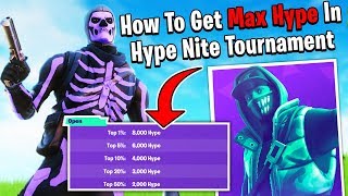 How To Get Max Hype In Hype Nite Tournament [upl. by Aihtnyc880]