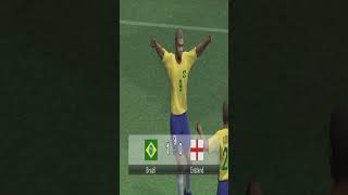 pes 6  Ronaldo Nazario goal to England [upl. by Ellehsram800]