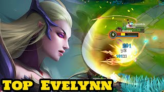 Wild Rift Evelynn  Top Evelynn Gameplay Rank Season 15 [upl. by Banerjee187]