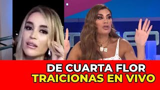 ¡Tenso momento Fátima Flórez A LOS GRITOS frente a Flor de la V LUEGO DE TRAICIONARLA EN VIVO [upl. by Nora]