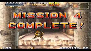 NDS metal slug 7 HARD no death ALL clear TARMA [upl. by Yrrehs]