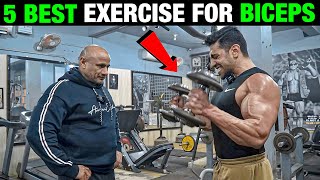 5 Best Exercise For Biceps  How To Get Bigger Biceps [upl. by Dalpe]